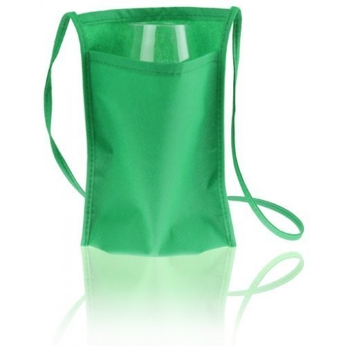 Portabicchiere da collo in TNT soffietto – 0.36 Euro Cad. - Verde - 200 Pz