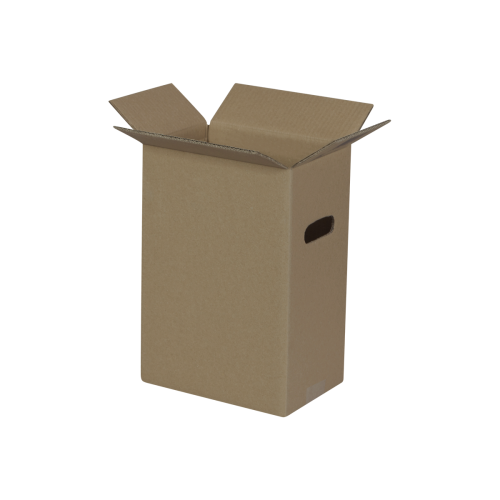Scatola per bottiglie 228x156x303/323 mm Avana