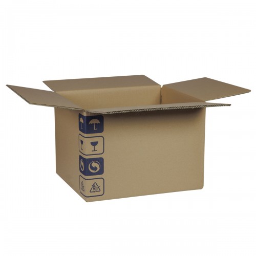 Scatola per tipografie regolabile in altezza 440x370x310 mm Avana