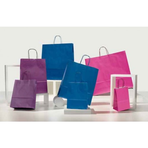 Shopper Colorati Pastello viola blu fucsia