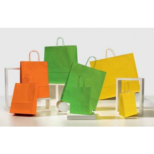 Shopper Colorati Pastello arancio verde giallo