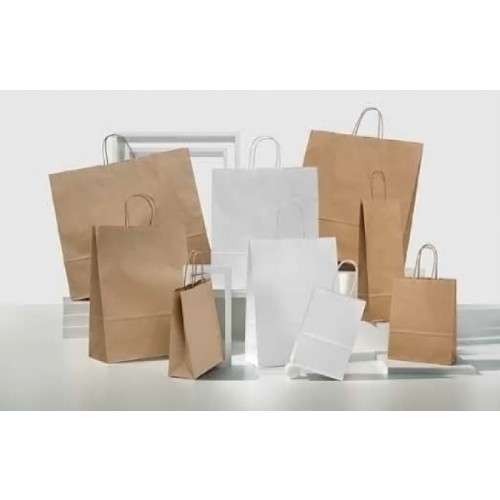 Shopper manico ritorto senza stampa