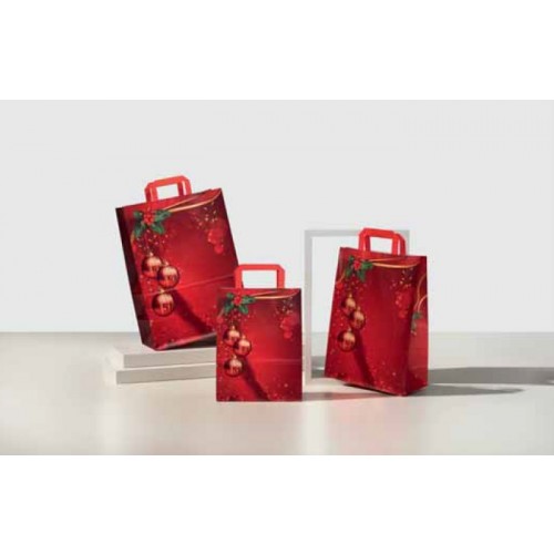 Shopper manico piatto Navidad