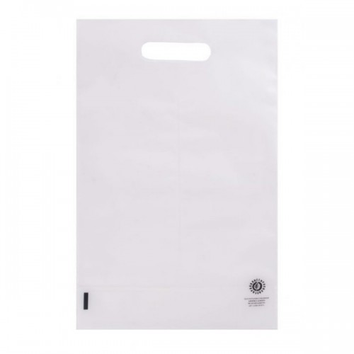 Shopper in plastica con manico a fagiolo