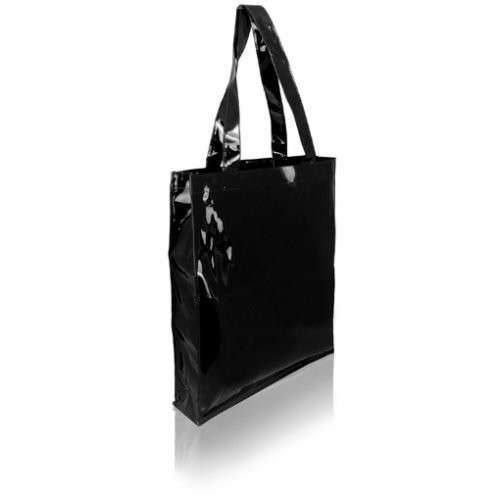 Shopper Fashion Plastificata 3 56 Euro 38x8x40 Nera 100 Pz