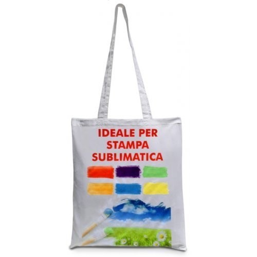 Shopper in Polycotton ideale per la Stampa Sublimatica - 1.32 Euro Cad. - 37x41 - 200 Pz