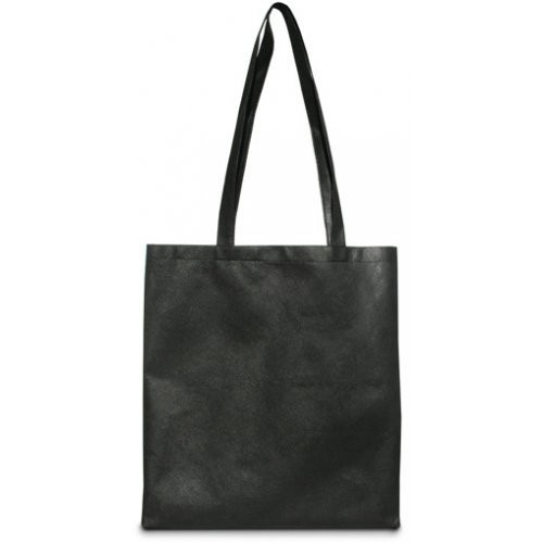 Shopper in TNT grande con manici lunghi - 0.56 Euro Cad. - 38x42 - Nera - 200 Pz.