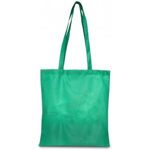 Shopper in TNT grande con manici lunghi - 0.56 Euro Cad. - 38x42 - Verde - 200 Pz.