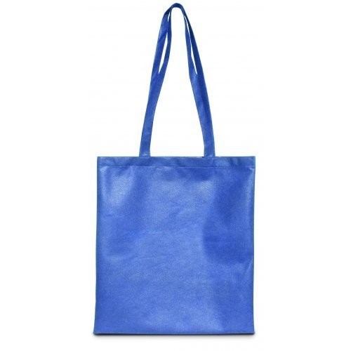 Shopper in TNT grande con manici lunghi - 0.56 Euro Cad. - 38x42 - Royal Blu - 200 Pz.