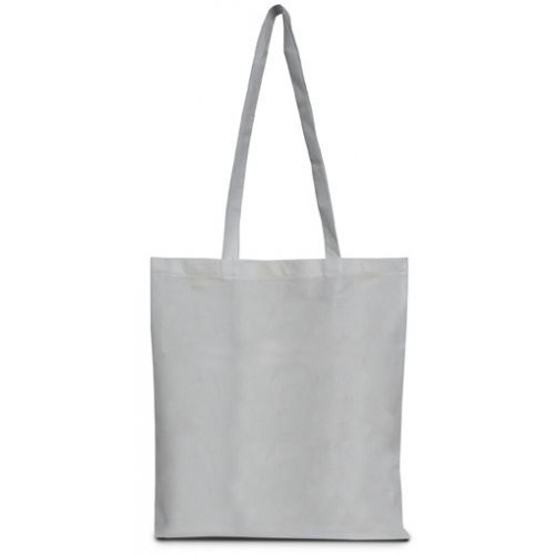 Shopper in TNT grande con manici lunghi - 0.56 Euro Cad. - 38x42 - Bianca - 200 Pz.