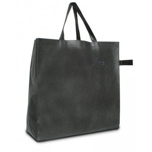 Shopper in TNT per la spesa - 1.19 Euro Cad - 42x15x42 - Nero - 200 Pz.