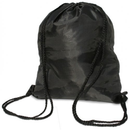 Zainetto in Poliestere con spallacci - 1.10 Euro Cad. - 35x41 - Nero - 200 Pz.