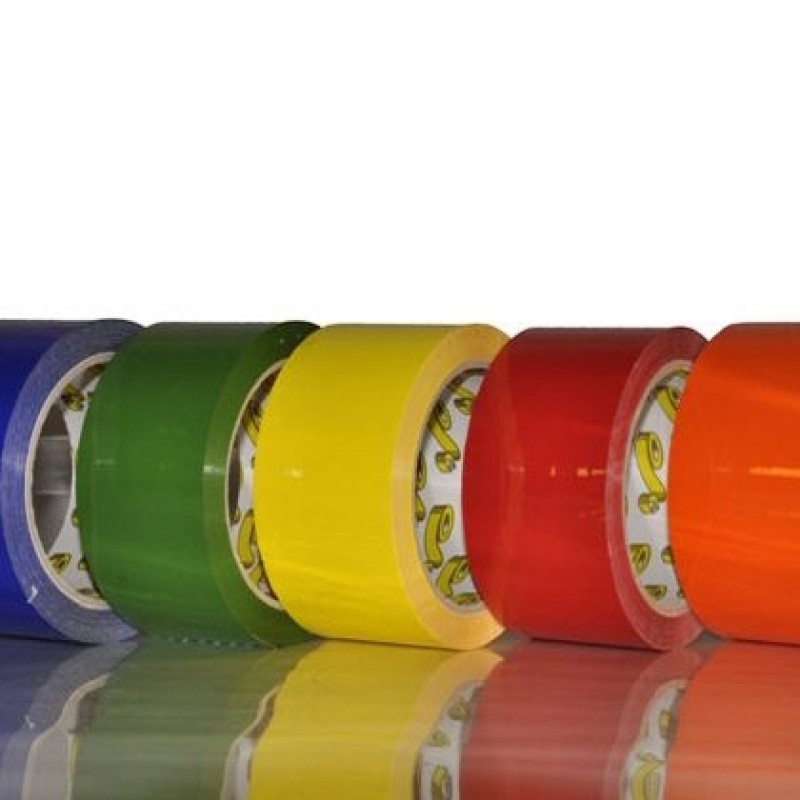 Nastro adesivo acrilico colorato senza stampa (altezza 75 mm)