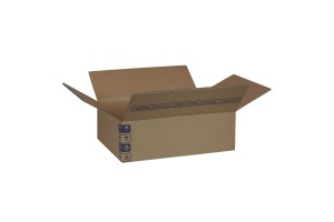 Scatola per tipografie regolabile in altezza 440x320x150 mm Avana