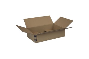 Scatola per tipografie regolabile in altezza 510x360x130 mm Avana