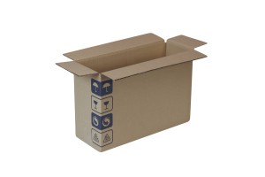 Scatola per e-commerce 365x135x239 mm Avana