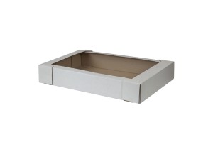 Scatola per dolciarie e gastronomie 610x410x100 mm Bianca