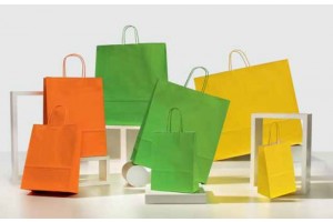 Shopper Colorati Pastello arancio verde giallo