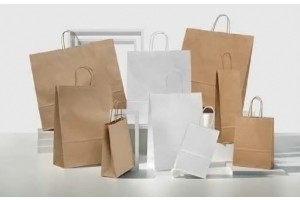 Shopper manico ritorto senza stampa