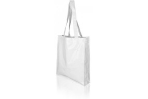 Shopper Fashion Plastificata - 3,56 Euro - 38x8x40 - Bianca - 100 Pz.