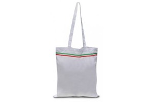 Shopper in cotone Made in Italy - 38x42 manici da 75 cm 1.18 Euro Cad. - Bianca - 200 Pz.