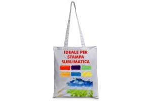 Shopper in Polycotton ideale per la Stampa Sublimatica - 1.32 Euro Cad. - 37x41 - 200 Pz
