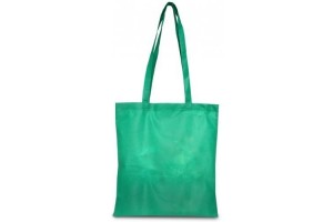 Shopper in TNT grande con manici lunghi - 0.56 Euro Cad. - 38x42 - Verde - 200 Pz.