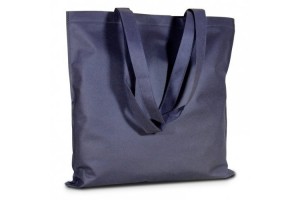 Shopper in TNT grande con manici lunghi – 0.59 Euro Cad. - 42x42 - Blu Scuro - 200 Pz.