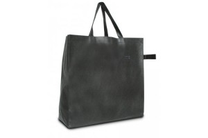 Shopper in TNT per la spesa - 1.19 Euro Cad - 42x15x42 - Nero - 200 Pz.