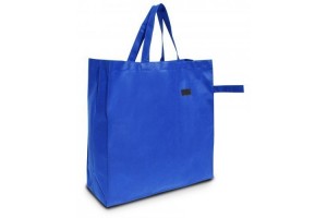 Shopper in TNT per la spesa - 1.19 Euro Cad - 42x15x42 - Blu Royal - 200 Pz.