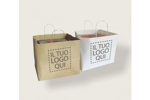Buste per Pizza Personalizzate - 0.79 Euro - 36x33x32 - 600 Pz.
