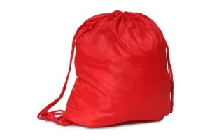 Zainetto in Poliestere con spallacci - 1.10 Euro Cad. - 35x41 - Rosso - 200 Pz.
