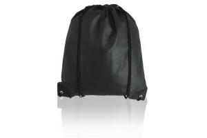 Zainetto in TNT con spallacci - 0.86 Euro Cad. - 35x41 - Nero - 200 Pz.