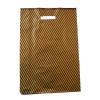 Marrone con righe oro
