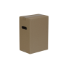 Scatola per bottiglie 228x156x303/323 mm Avana