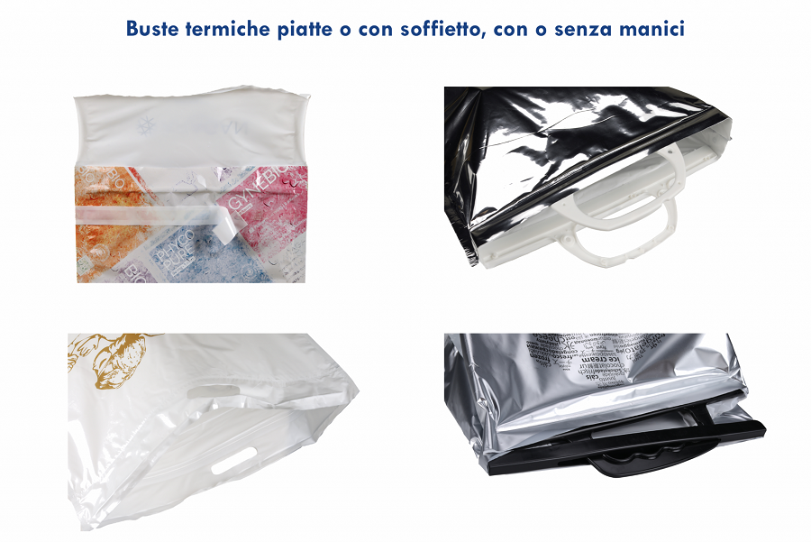 Produzione buste termiche con isolamento certificato MOCA